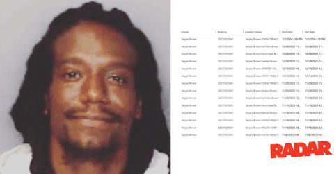 sergio brown prison logs revealed pp