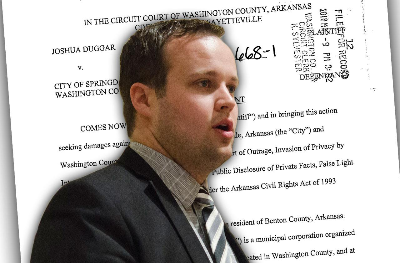 Josh Duggar Claims Emotional Distress New Lawsuit Arkansas