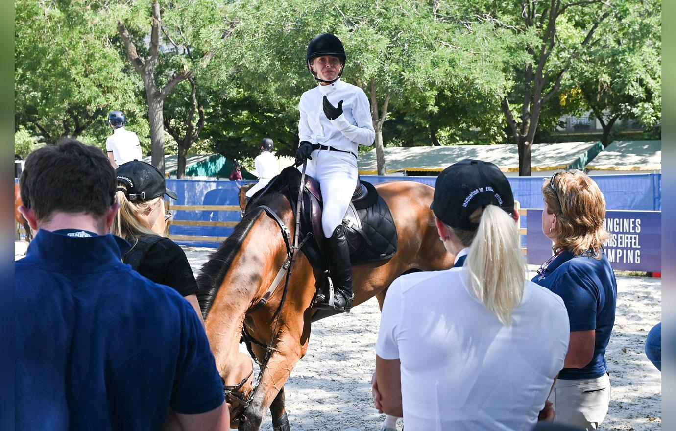 Mary-Kate Olsen Competes At Equestrian Event In France