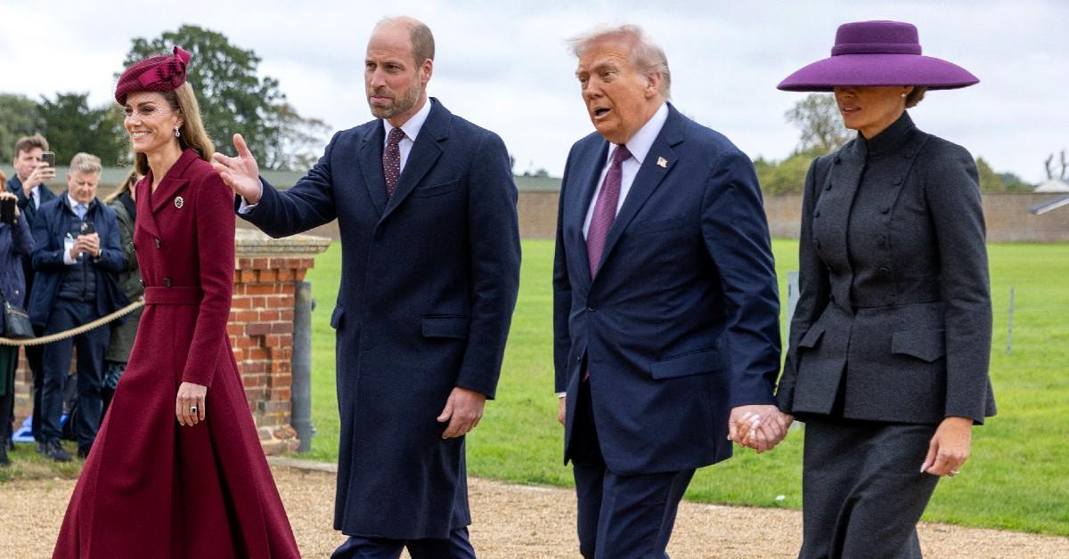 Photo of Kate Middleton, Prince William, Donald Trump, Melania Trump