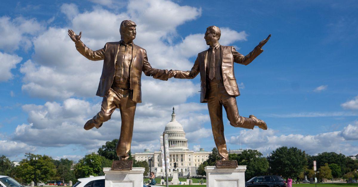 Photo of Epstein Trump Statue