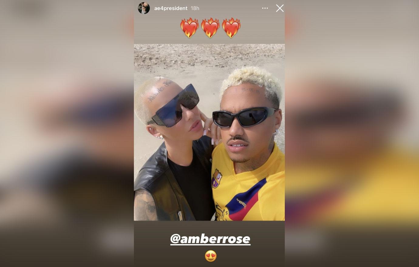 amber rose ae back together cheating party dubai