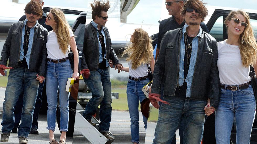 Johnny Depp Amber Heard Marital Problems Photos