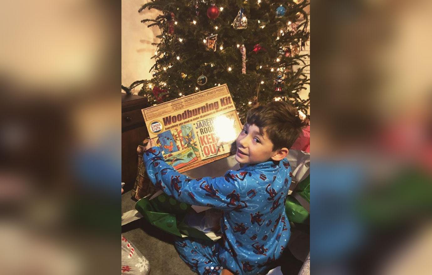 Jenelle evans gifts son wood burning kit illegally setting fire land