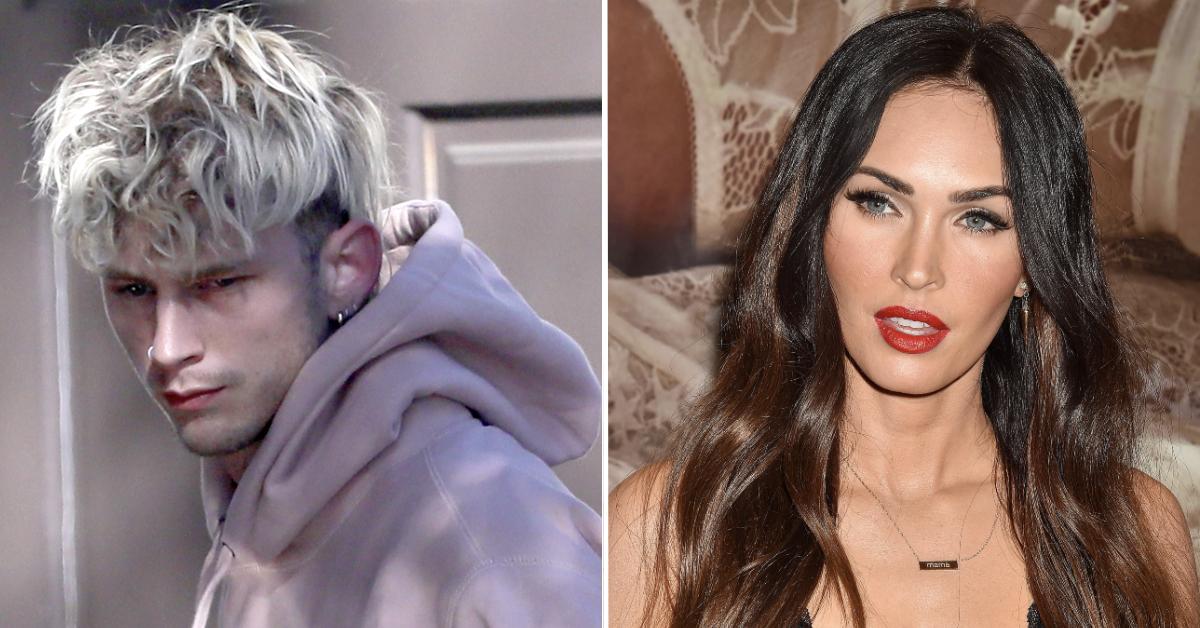 MGK Sneaks Out Of Club With Mystery Blonde, GF Megan Fox Nowhere In Sight
