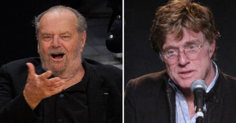 Split photo of Jack Nicholson, Robert Redford