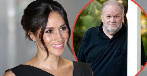 Split photos of Meghan Markle and Thomas Markle Sr.