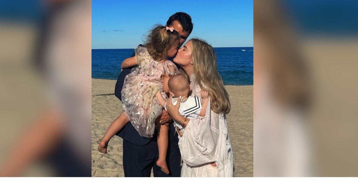 Photo of Charlie Kirk and family
