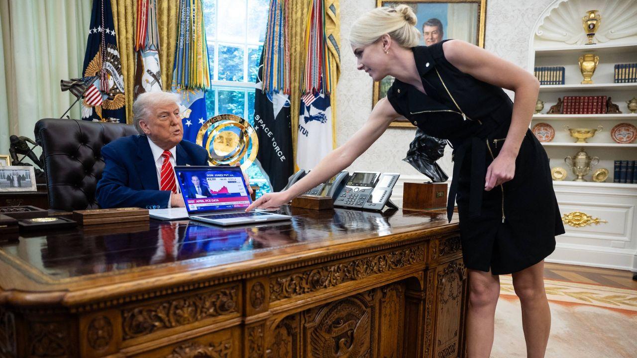 Photo of Natalie Harp, Donald Trump