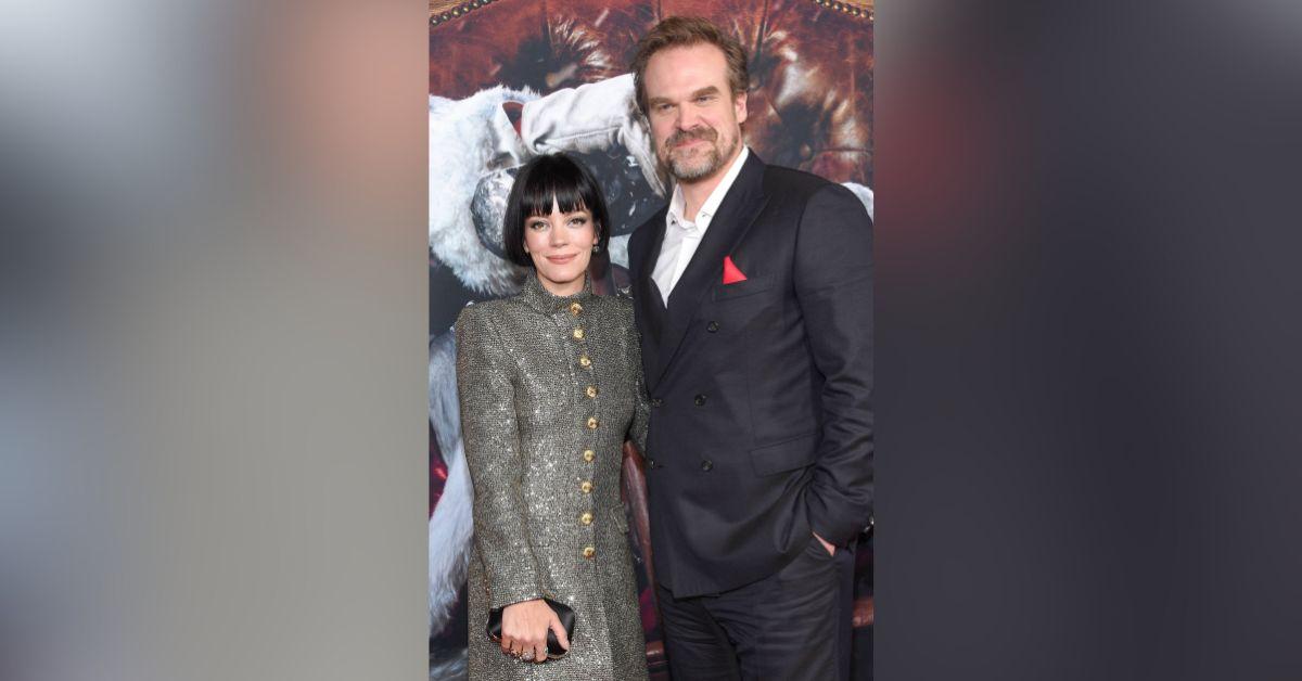 Photo of David Harbour and Lily Allen