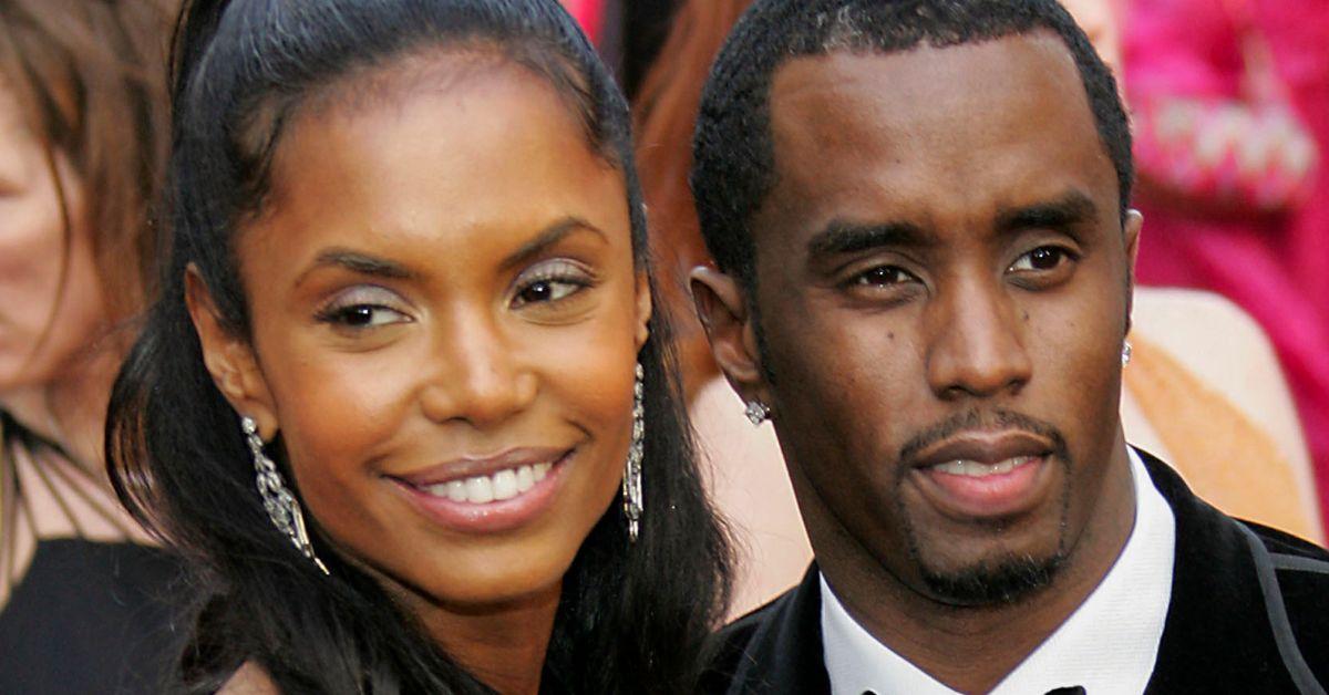 Photo of Kim Porter and Sean 'Diddy' Combs.