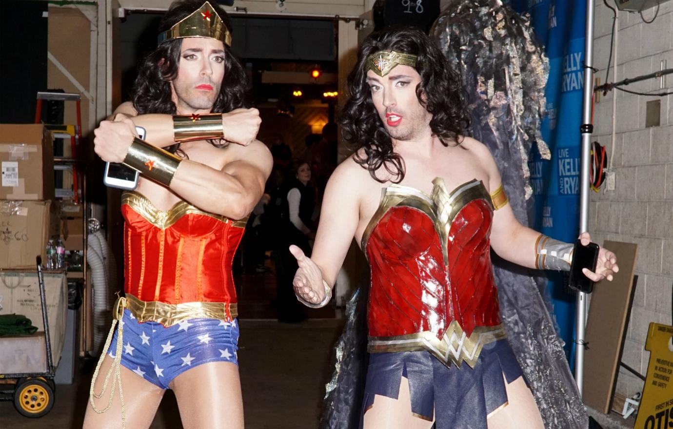 The Property Brothers love Wonder Woman.