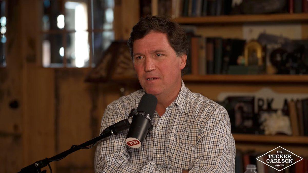 image of Carlson said he faced weeks of being labeled a Nazi after the interview aired.