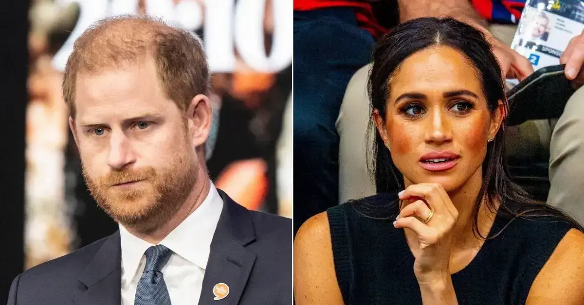 Split photos of Prince Harry and Meghan Markle