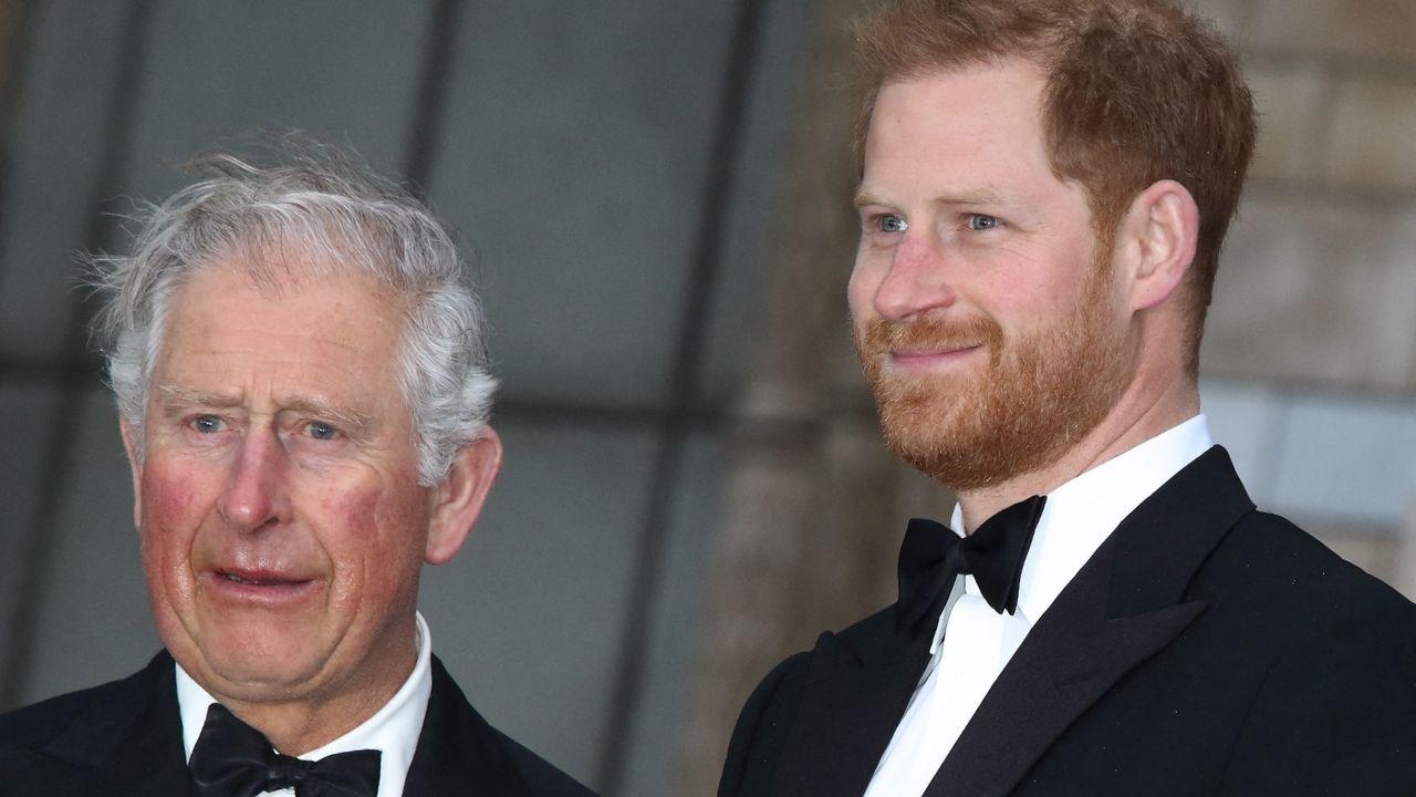Photo of King Charles and Prince Harry