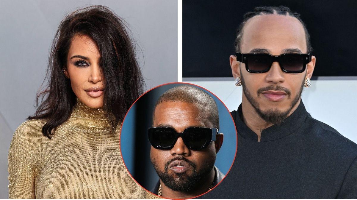 kanye west targets kim kardashians lewis hamilton romance