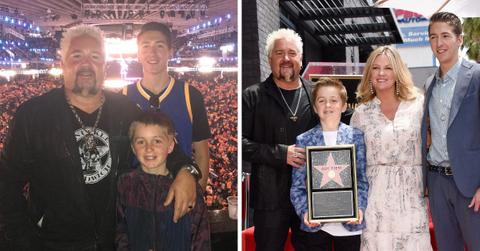 Photos of Guy Fieri's family.