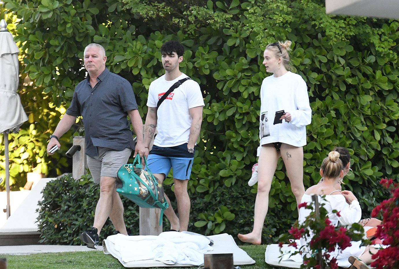 Sophie Turner Shows Swimsuit Body With Fiance Joe Jonas