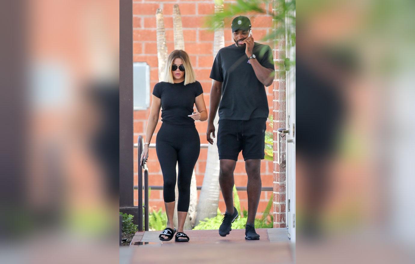 Khloe Kardashian Boyfriend Tristan Thompson Visit Laser