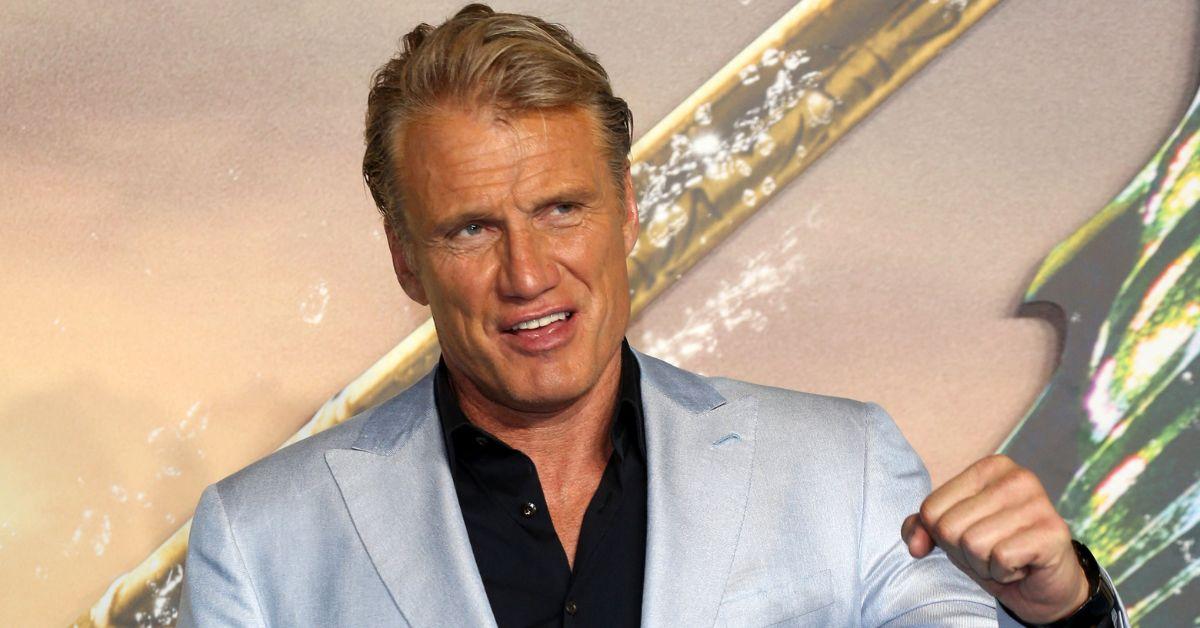 composite picture of Dolph Lundgren 