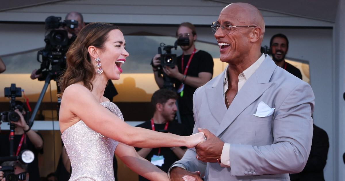 Photo of Emily Blunt, Dwayne 'The Rock' Johnson