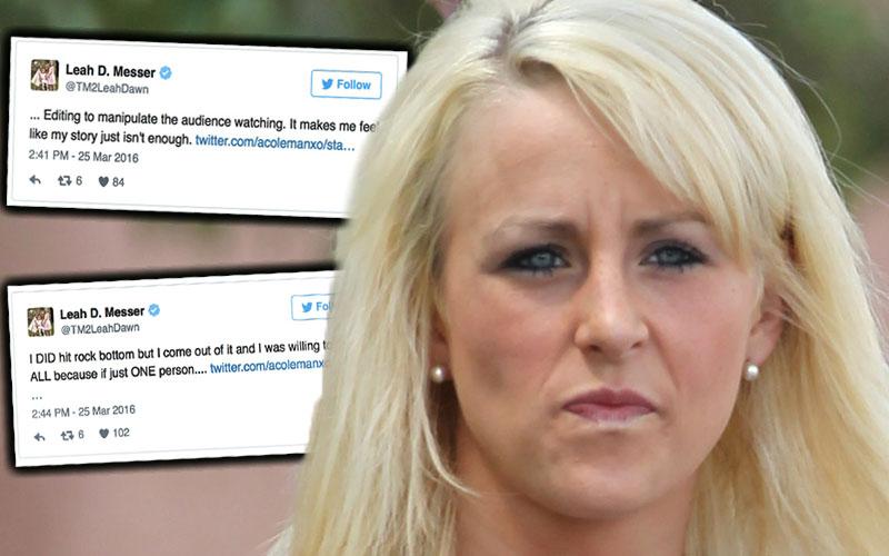 ‘Teen Mom 2’ Leah Messer MTV Twitter Feud