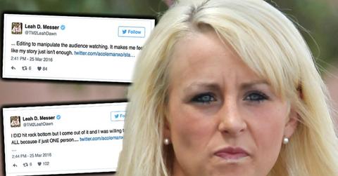 ‘Teen Mom 2’ Leah Messer MTV Twitter Feud