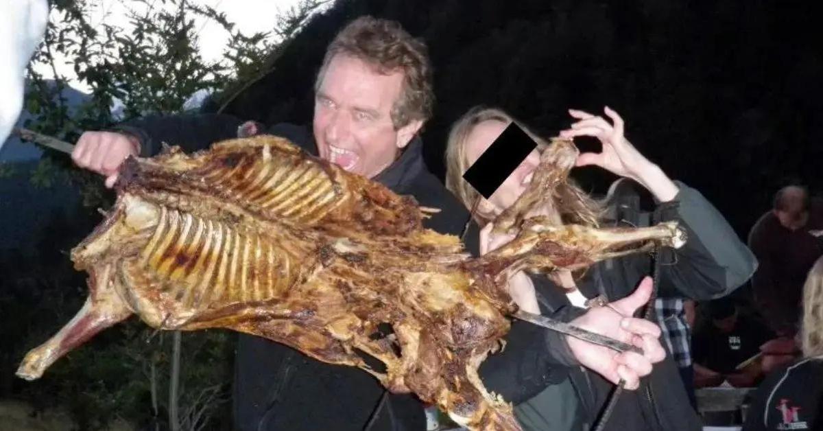 rfk jr denies report ate barbecued dog trip korea virtually anything