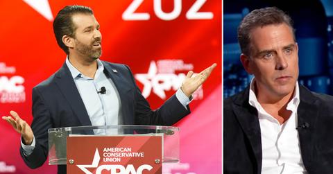 donald trump jr hunter biden mocks drug addiction parmesan cheese rf