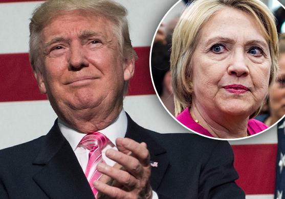 //donald trump polls hillary clinton candidate leads national survey pp