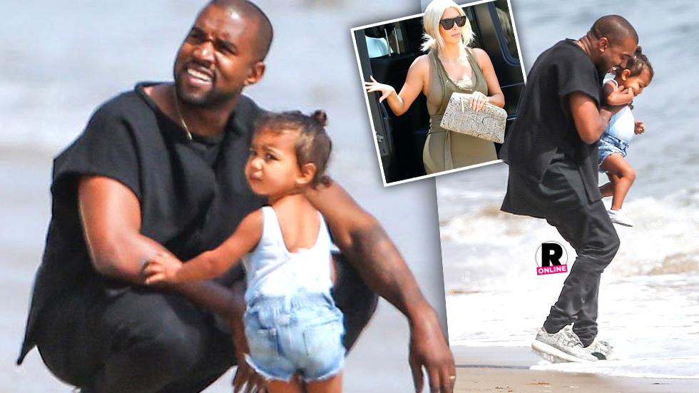 Kim Kardashian Bad Mom Claims Kanye West North Beach Playdate