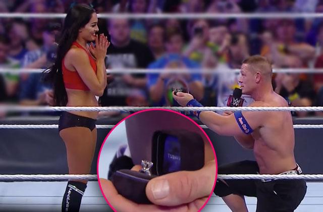 //john cena nikki bella proposial wrestlemania pp