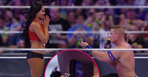 //john cena nikki bella proposial wrestlemania pp