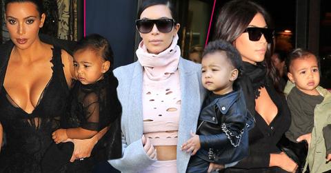 //kim kardashian and north