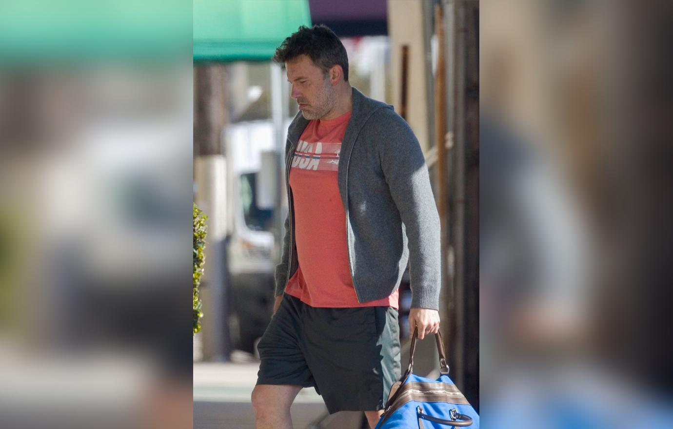 Ben Affleck Looks Disheveled While Filming After Relapse