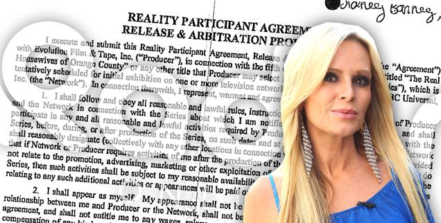 //tamra barney contract documents rhoc wide