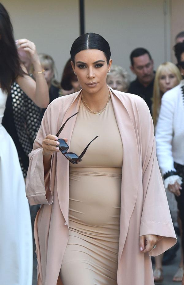 Kim Kardashian Pregnant Topless Health Crisis Uterus Removed C Magazine