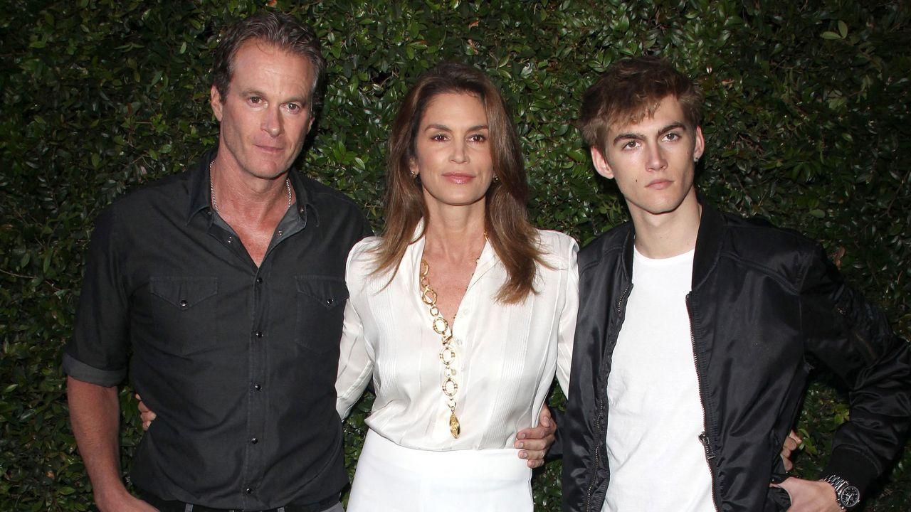picture of Rande Gerber, Cindy Crawford and Presley Gerber