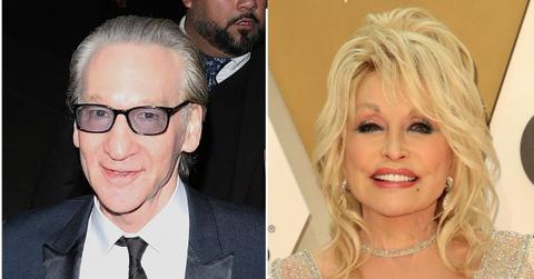 split image of Bill Maher and Dolly Parton