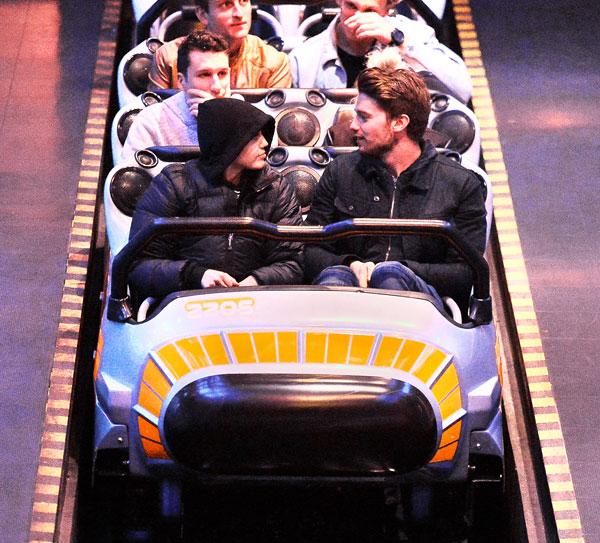 Miley Cyrus & Patrick Schwarzenegger Disneyland