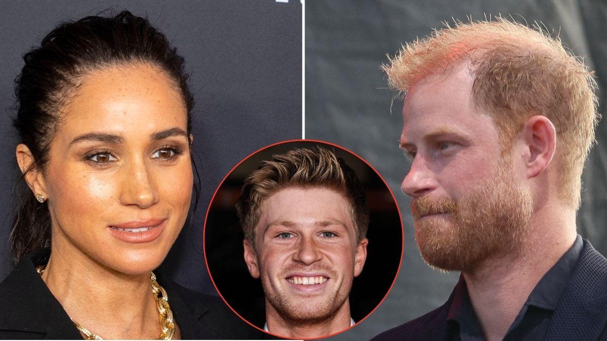 picture of Meghan Markle, Robert Irwin and Prince Harry