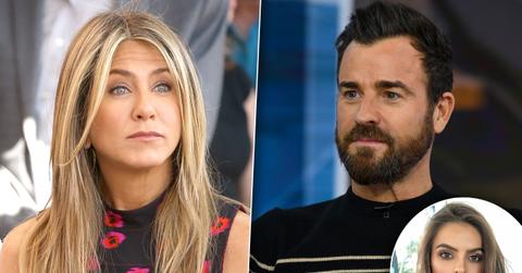 Justin Theroux valentines day model Jennifer Aniston reunion brad Pitt
