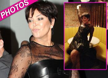 //kris jenner short dress