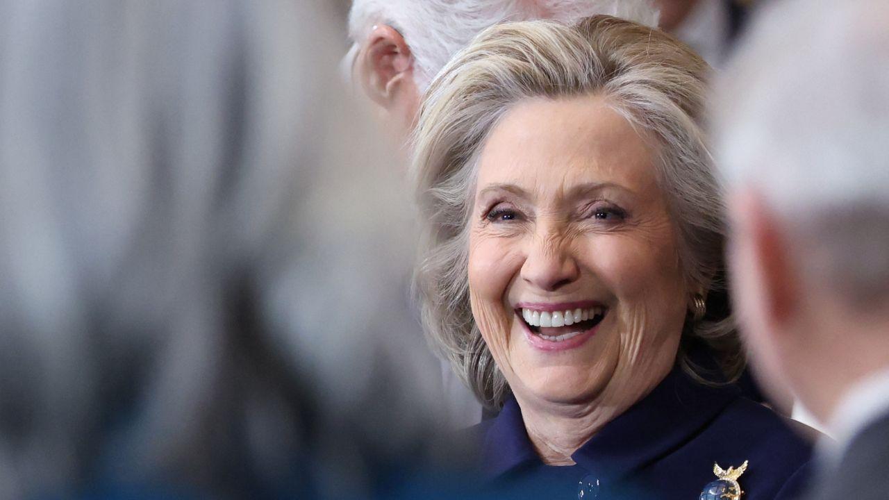 image of Hillary Clinton said she would remove Donald Trump's gold decorations from the White House.