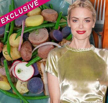 //jaime king golden globes dinner shape