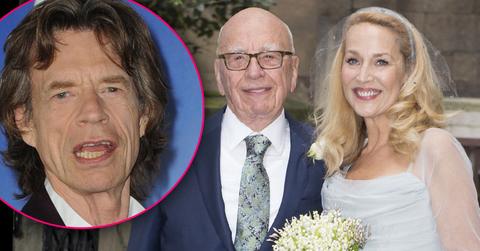 Rupert Murdoch & Jerry Hall Wedding Photos -- Mick Jagger Unhappy