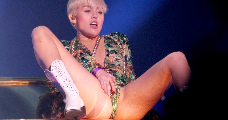 Miley Cyrus Gets Raunchy For Her Bangerz Tour Opening In