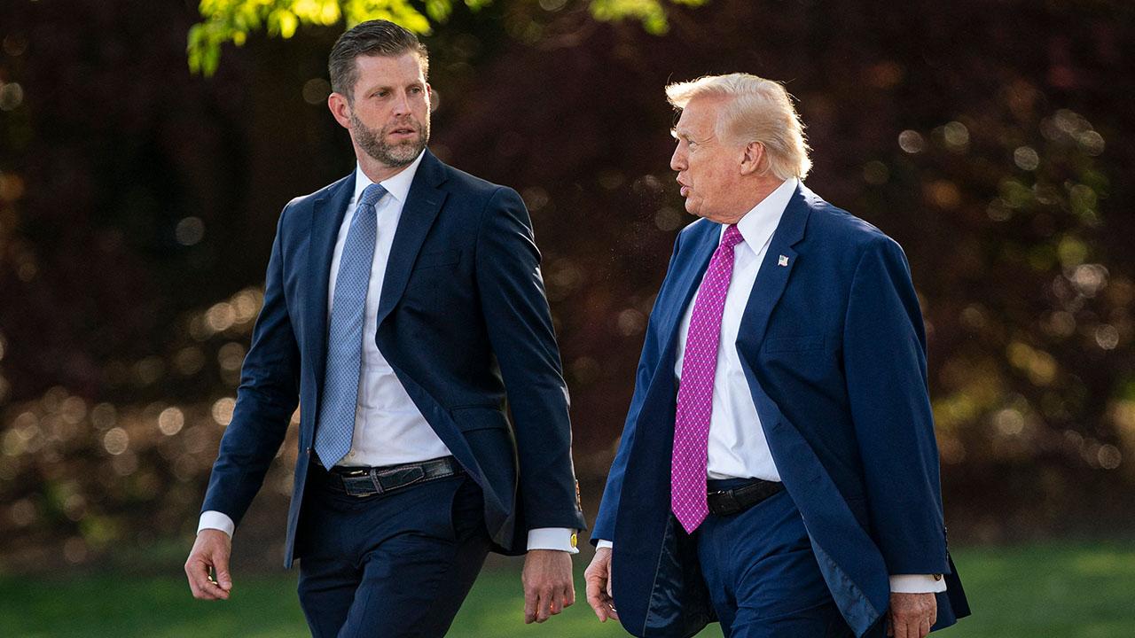 The president's son gushed over the new booklets, which feature Donald's image.