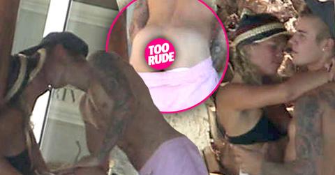 //justin bieber naked butt sofia richie kiss vacation pp