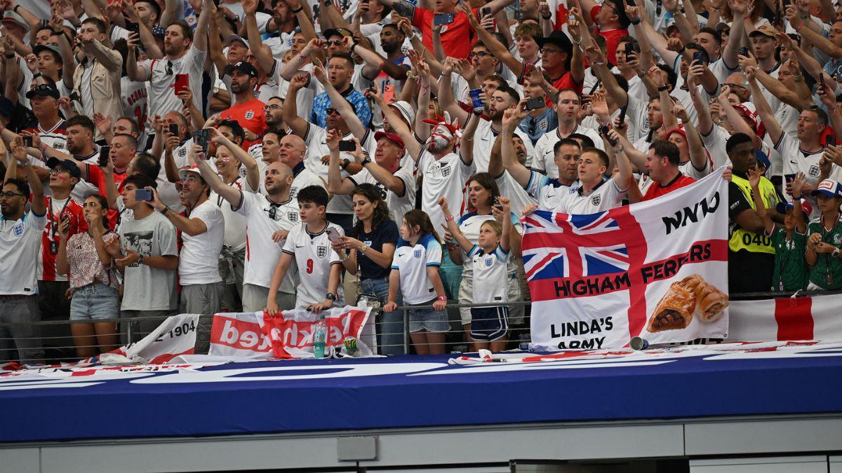 Photo of World Cup fans.